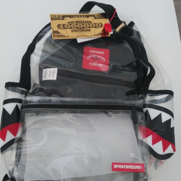 Sprayground Bags Sprayground Backpack 220 Clear Limited Edition
